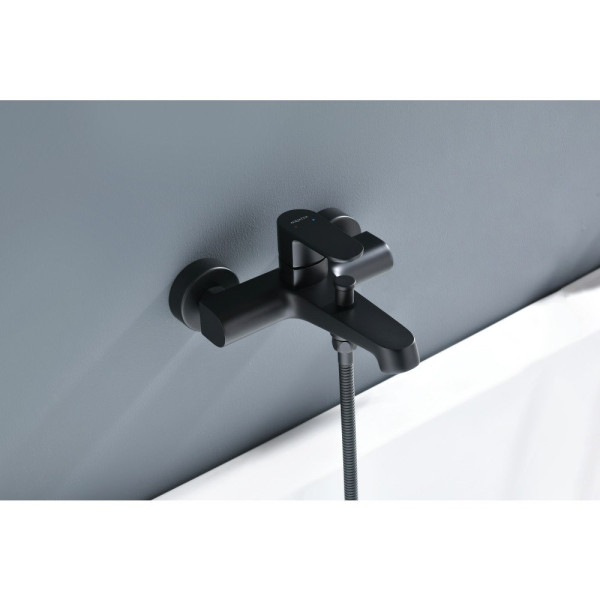 AQ1240MB ОБЕРОН смеситель для ванны, матовый черный. Фото 5