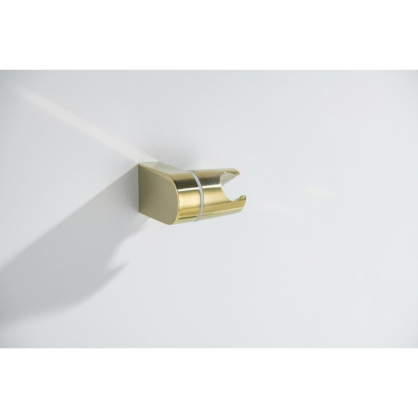 AQ1249BG ОБЕРОН смеситель для ванны с душевым набором 3jet, шлиф. золото. Фото 12