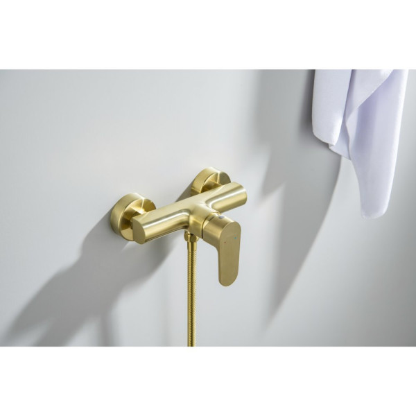AQ1260BG ОБЕРОН смеситель для душа, шлиф. золото. Фото 3