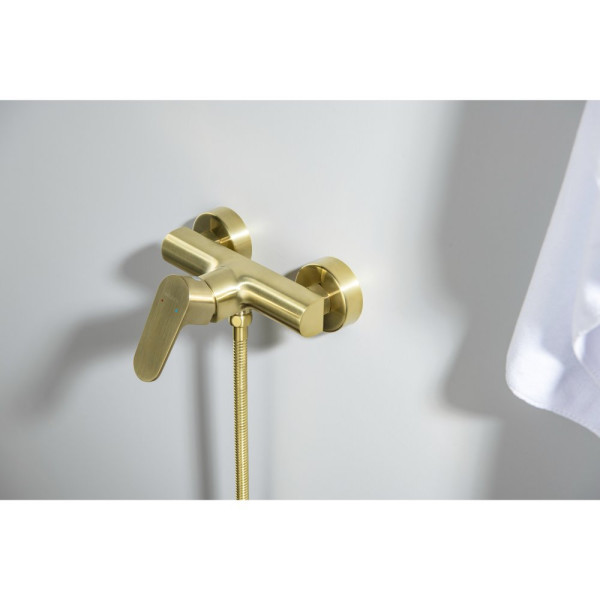 AQ1260BG ОБЕРОН смеситель для душа, шлиф. золото. Фото 4