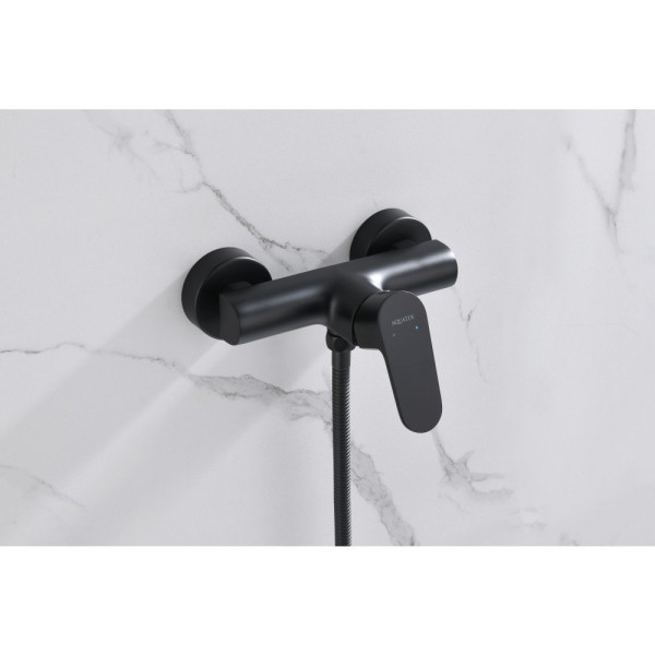 AQ1260MB ОБЕРОН смеситель для душа, матовый черный. Фото 3