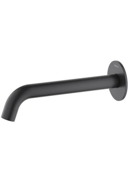 AQ1341MB ЕВРОПА излив для ванны 220 мм, матовый черный. Фото 1