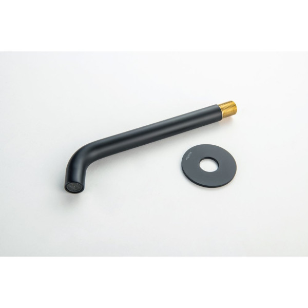 AQ1341MB ЕВРОПА излив для ванны 220 мм, матовый черный. Фото 5