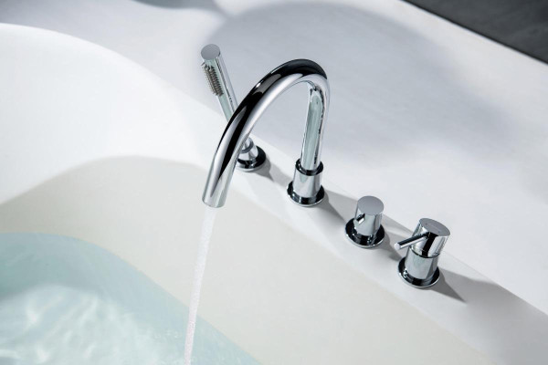 AQ1348CR ЕВРОПА смеситель на борт ванны на 4 отв.. Фото 4