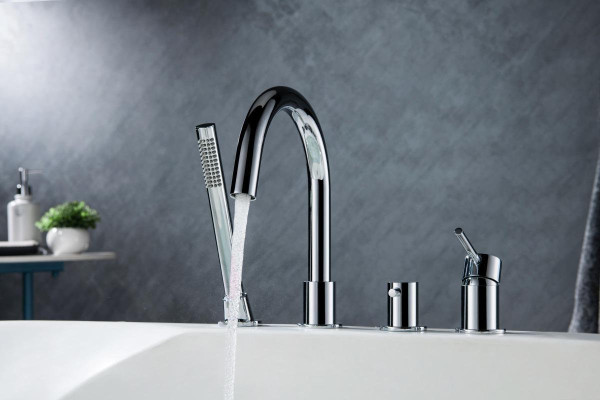 AQ1348CR ЕВРОПА смеситель на борт ванны на 4 отв.. Фото 8