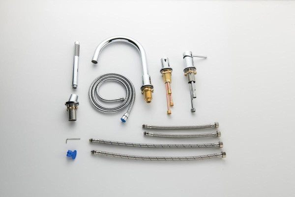 AQ1348CR ЕВРОПА смеситель на борт ванны на 4 отв.. Фото 9