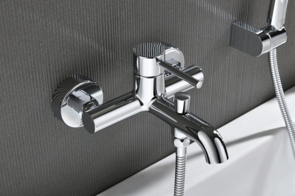 AQ1349CR ЕВРОПА смеситель для ванны с душевым набором 3jet. Фото 5