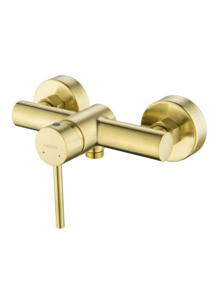 AQ1360BG ЕВРОПА смеситель для душа, шлиф. золото. Фото 1