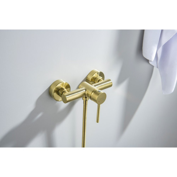 AQ1360BG ЕВРОПА смеситель для душа, шлиф. золото. Фото 3