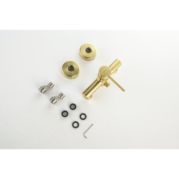 AQ1360BG ЕВРОПА смеситель для душа, шлиф. золото. Фото 5