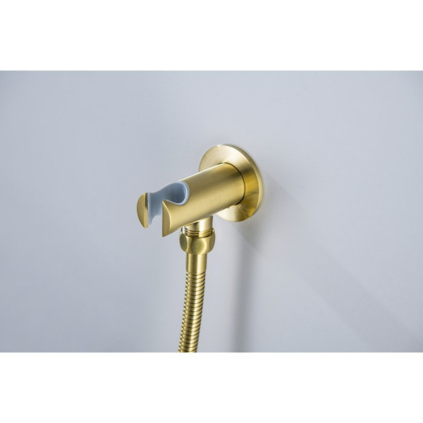 AQ1376BG ЕВРОПА Set 3 в 1 душевой комплект 2 режима, шлиф. золото. Фото 8