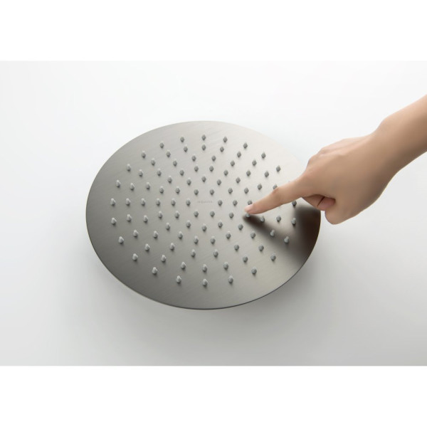 AQ1376BGM ЕВРОПА Set 3 в 1 душевой комплект 2 режима, оружейная сталь (шлиф. черный хром). Фото 3