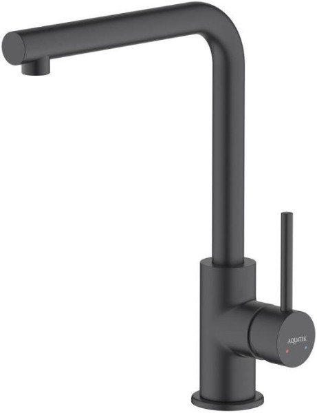 AQ1380MB ЕВРОПА смеситель для кухни, матовый черный. Фото 1