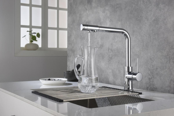 AQ1386CR ЕВРОПА смеситель для кухни с подключением к фильтру питьевой воды. Фото 3