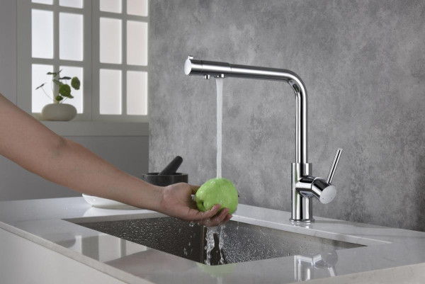 AQ1386CR ЕВРОПА смеситель для кухни с подключением к фильтру питьевой воды. Фото 4