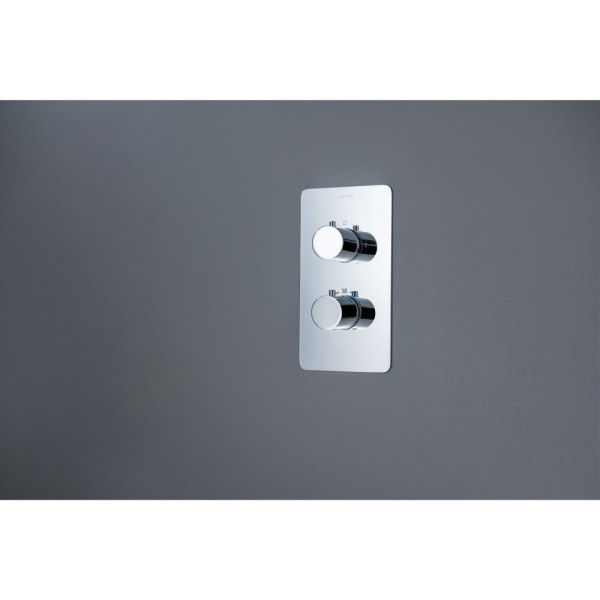 AQ1392CR ЕВРОПА термостатический смеситель для ванны 2 режима (внешняя и скрытая часть). Фото 3