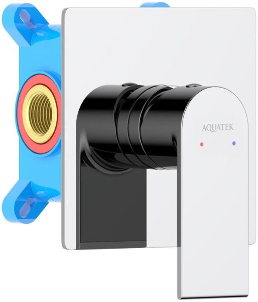 AQ1466CR ЛИРА смеситель для душа 1 режим (внешняя и скрытая часть). Фото 1