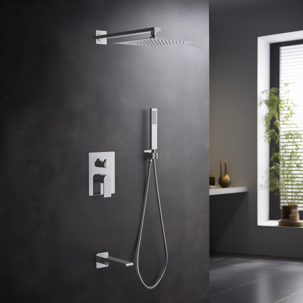 AQ1473CR ЛИРА Set 4 в 1 душевой комплект 3 режима. Фото 2