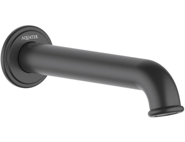 AQ1541MB КЛАССИК излив для ванны 182 мм, матовый черный. Фото 1