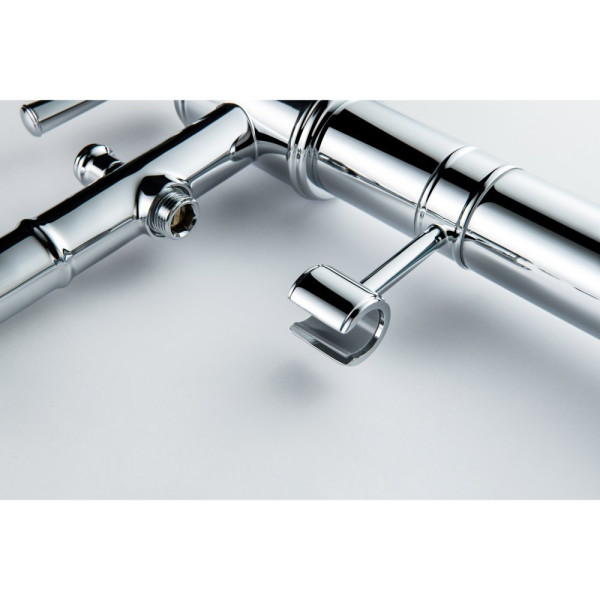 AQ1545CR КЛАССИК смеситель для ванны напольный (внешняя и скрытая часть). Фото 6