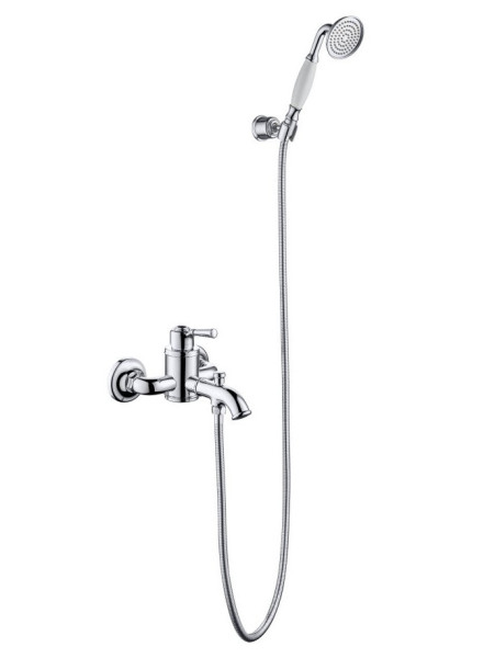 AQ1549CR КЛАССИК смеситель для ванны с душевым набором. Фото 1