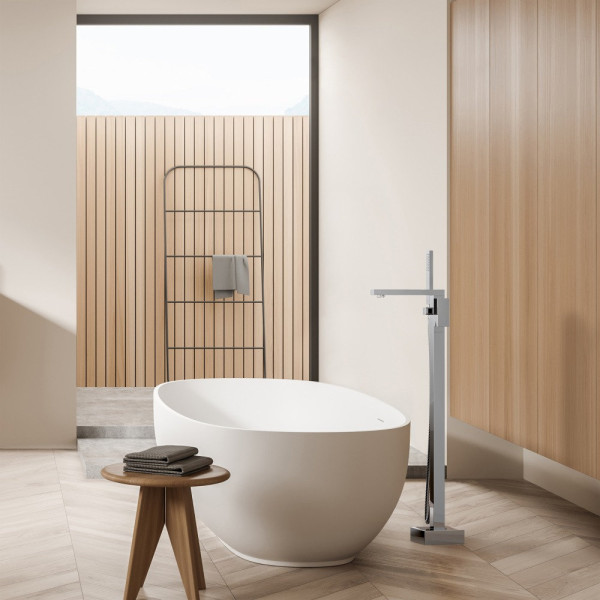 AQ1645CR ЛИБРА смеситель для ванны напольный. Фото 2