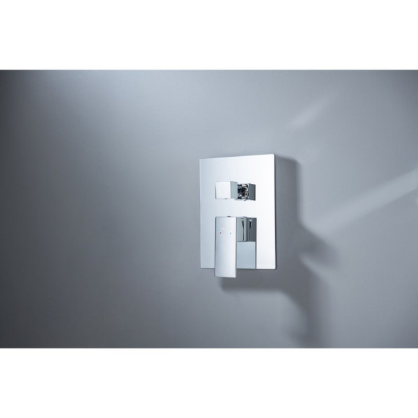 AQ1647CR ЛИБРА смеситель для ванны 3 режима (внешняя и скрытая часть). Фото 3