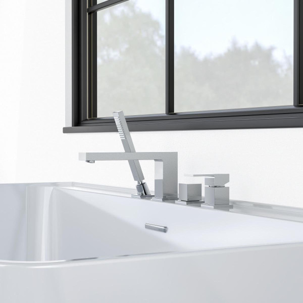 AQ1648CR ЛИБРА смеситель на борт ванны на 4 отв.. Фото 5