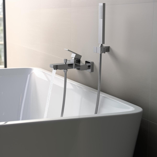 AQ1649CR ЛИБРА смеситель для ванны с душевым набором 1jet. Фото 3