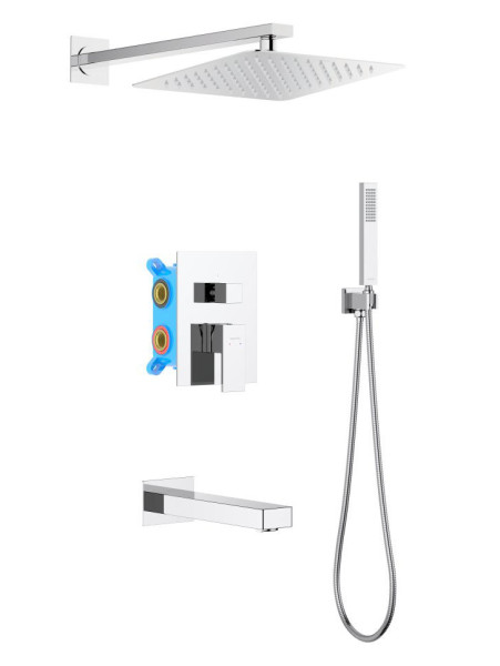 AQ1673CR ЛИБРА Set 4 в 1 душевой комплект 3 режима. Фото 1