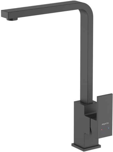 AQ1680MB ЛИБРА смеситель для кухни, матовый черный. Фото 1