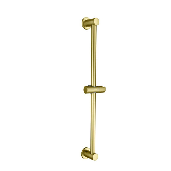 AQ1748BG ЛУГАНО смеситель для ванны с душевым гарнитуром 3jet, шлиф. золото. Фото 2