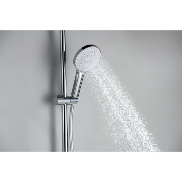 AQ1748CR ЛУГАНО смеситель для ванны с душевым гарнитуром 3jet. Фото 10