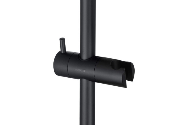 AQ2000MB ВЕГА душевая штанга, матовый черный. Фото 2