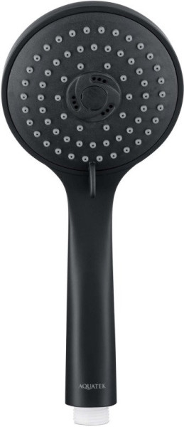 AQ2003MB ВЕГА ручной душ 3jet, матовый черный. Фото 1