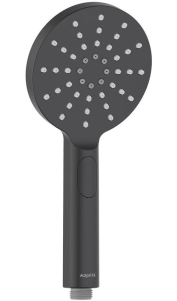 AQ2006MB ОБЕРОН ручной душ Select 120 3 jet, матовый черный. Фото 1