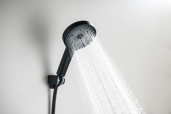 AQ2007MB ОБЕРОН ручной душ Select 130 3 jet, матовый черный. Фото 3