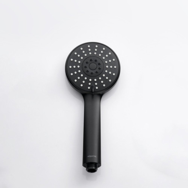 AQ2009MB БЕТТА ручной душ 100 3 jet, матовый черный. Фото 3