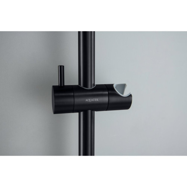 AQ2012MB ЕВРОПА душевой гарнитур 1jet 65 см, матовый черный. Фото 6