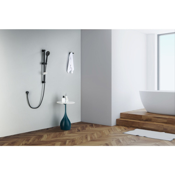 AQ2013MB БЕТТА душевой гарнитур 3jet 65 см, матовый черный. Фото 5