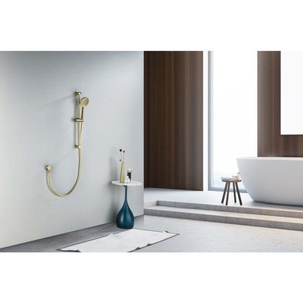 AQ2016BG ОБЕРОН душевой гарнитур 3jet 65 см, шлиф. золото. Фото 5