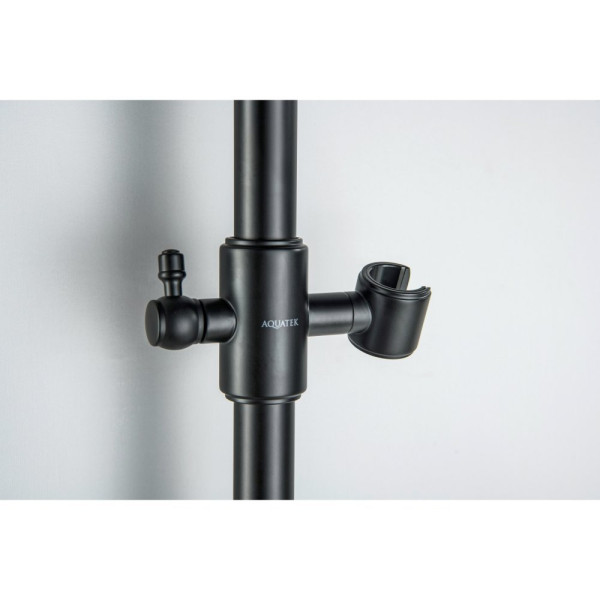 AQ2020MB КЛАССИК душевой гарнитур 1jet 65 см, матовый черный. Фото 5