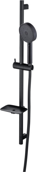 AQ2031MB ВЕГА душевой гарнитур 3jet 73см, матовый черный. Фото 1