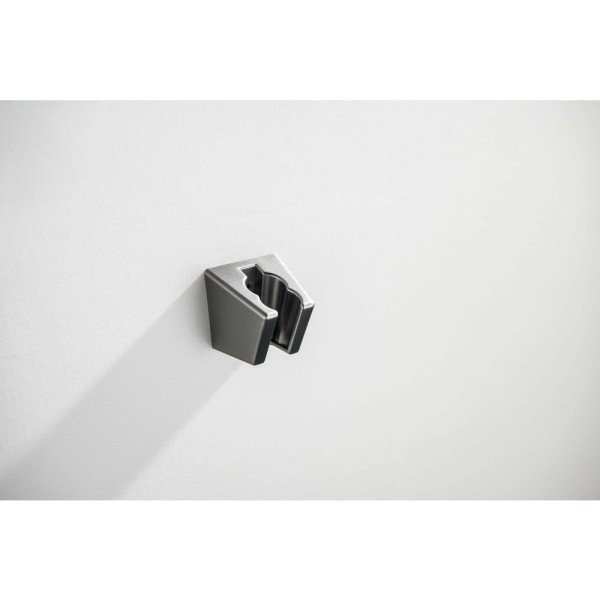 AQ2032BGM БЕТТА душевой набор 100 3 jet, оружейная сталь (шлиф. черный хром). Фото 4