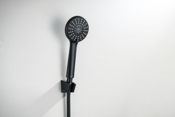 AQ2032MB БЕТТА душевой набор 100 3 jet, матовый черный. Фото 3