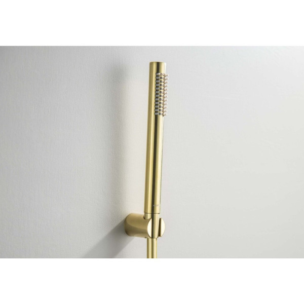 AQ2034BG ЕВРОПА душевой набор 1jet, шлиф. золото. Фото 6