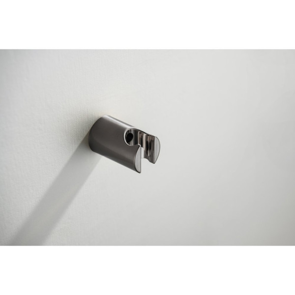 AQ2034BGM ЕВРОПА душевой набор 1jet, оружейная сталь (шлиф. черный хром). Фото 5