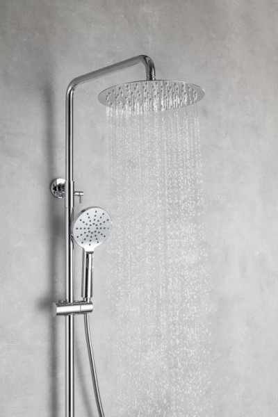 AQ2040CR ВЕГА душевая система (смеситель для ванны) 3jet 250мм. Фото 4