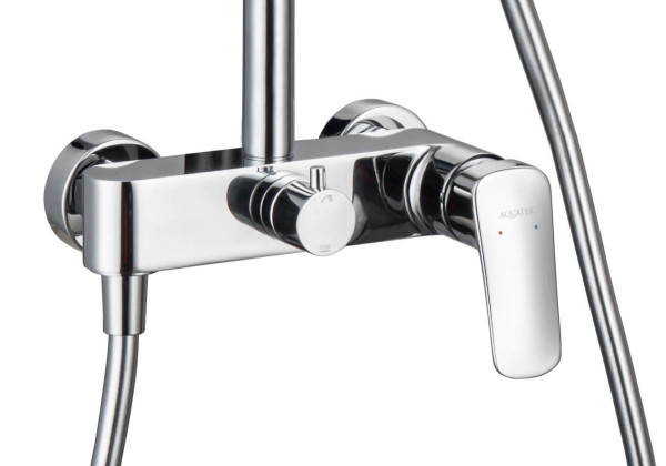 AQ2060CR ВЕГА душевая система (смеситель для душа) 3jet 250мм. Фото 5