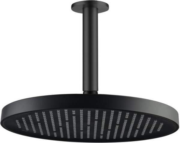 AQ2070MB круглый верхний душ потолочный 260х20мм, матовый черный. Фото 1